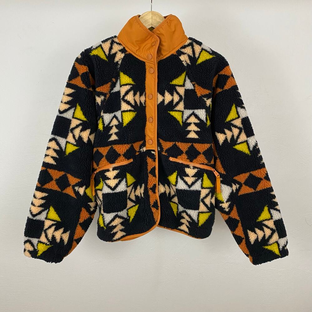FP Movement - Free People Hit The Slopes Printed Fleece Jacket - Night Sky - S